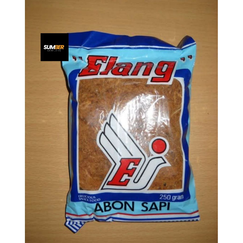 

abon sapi cap elang biru 250 gram abon sapi cap elang 250 gram