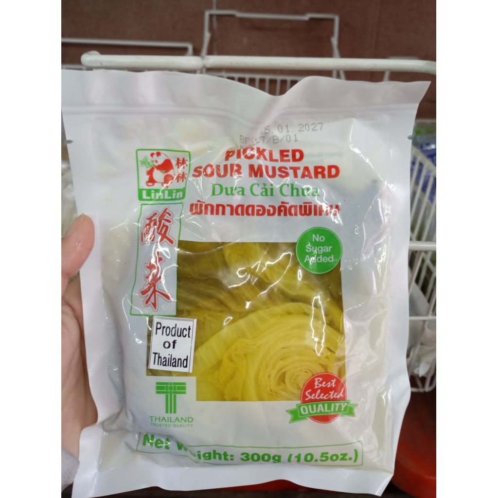 

SAYUR ASIN THAILAND 300 GR / PICKLED SOUR MUSTARD 300 GR
