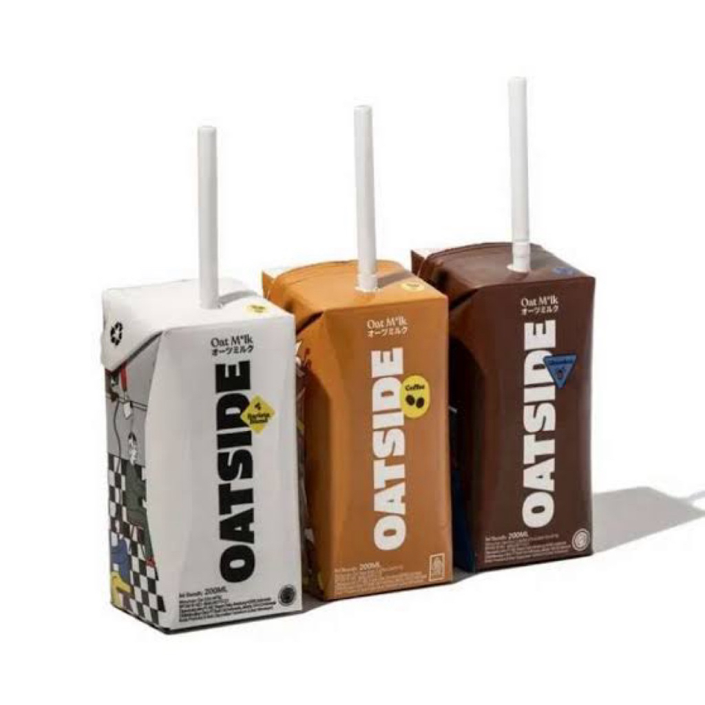 

Susu OATSIDE Mini Oat Milk 200ml Straw Dus Karton 24 Susu Oat Gandum