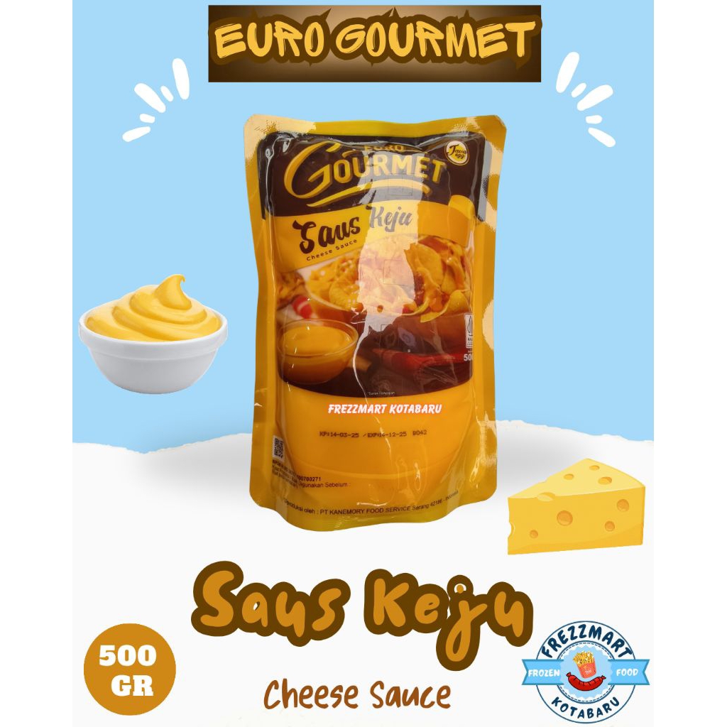 

Euro Gourmet Saus Keju Cheese Sauce 500 GR Frezzmart Kotabaru