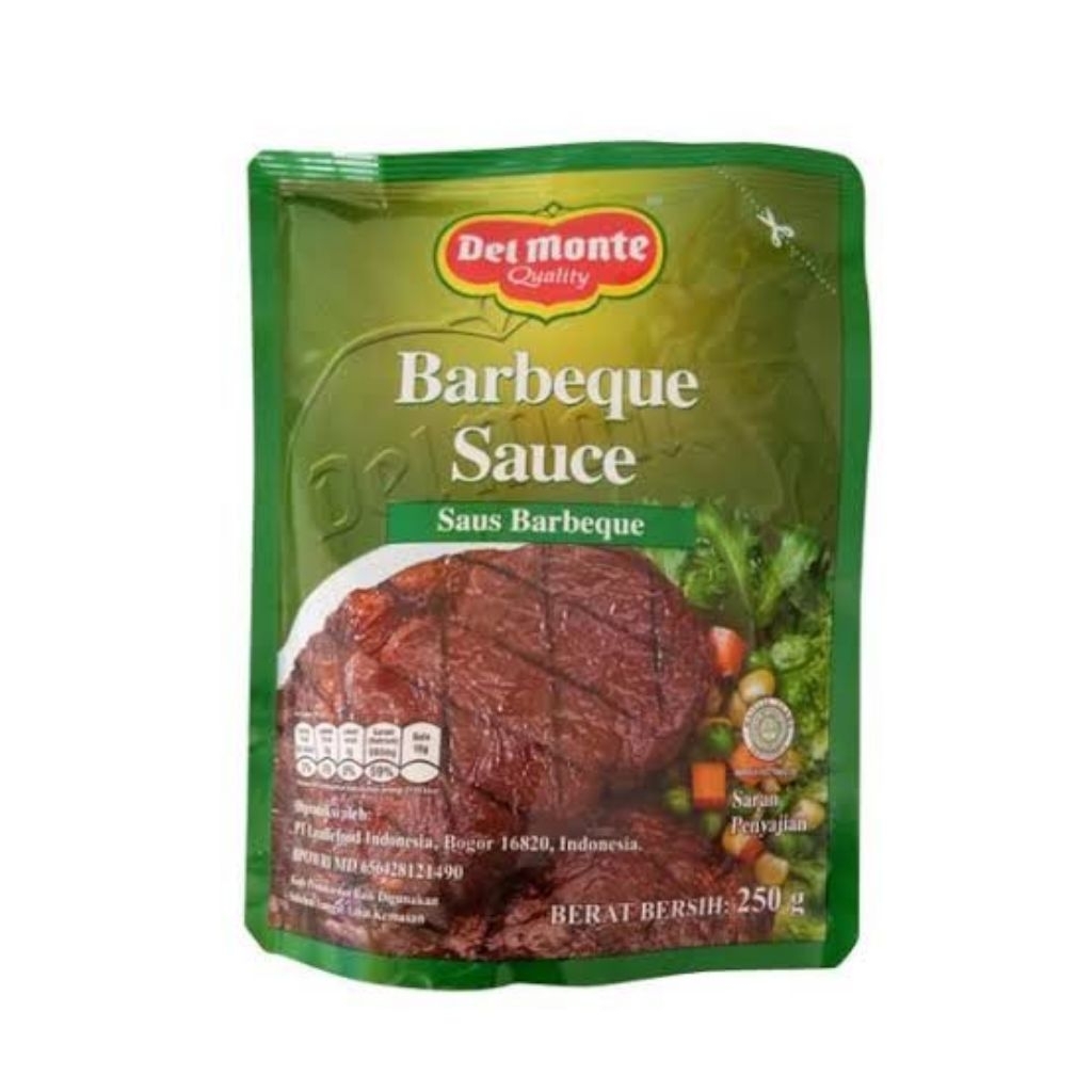

Delmonte Bbq Sauce / Saus Barbeque Del Monte 1kg / 250gr
