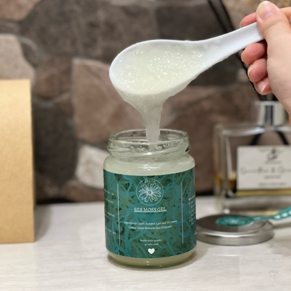 

PROMO ! 1x JAR SEA MOSS GEL HOMEMADE FRESH (250 gr) EUCHEMA COTTONII