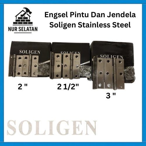 Engsel Pintu Dan Jendela Soligen Stainless Stell Berkualitas