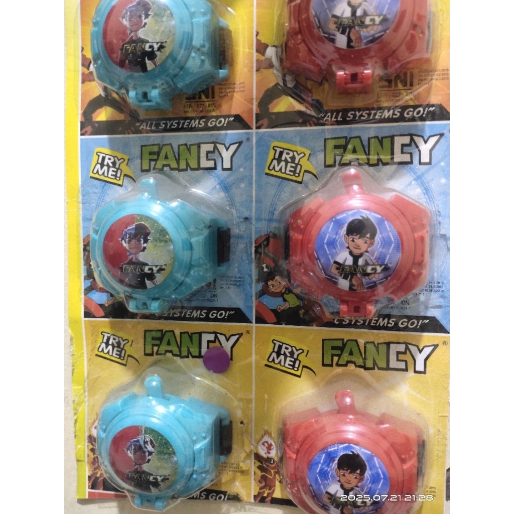 2PCS MAINAN JAM BEN10
