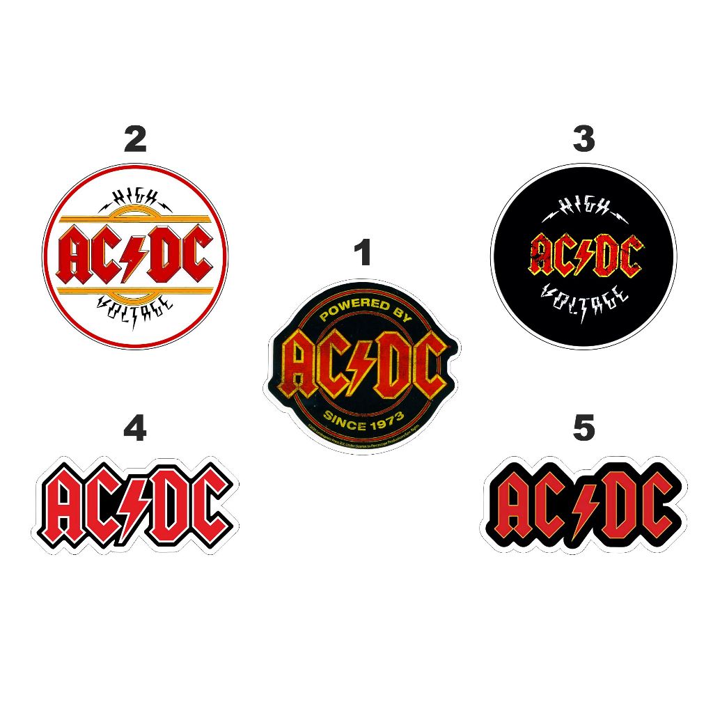 

Black Sabbath - Sticker Band ACDC - Sticker Vinyl Anti Air Aesthetic Helm Case Laptop