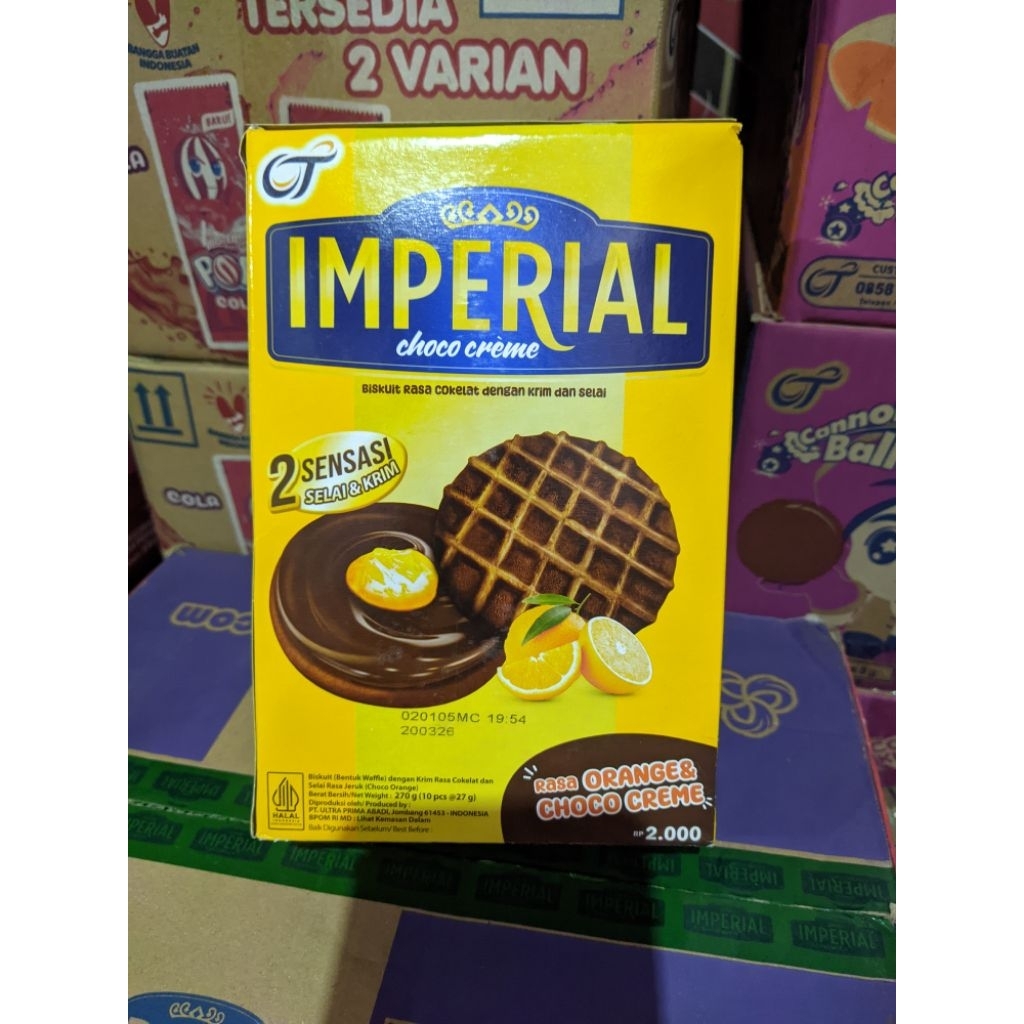 

Imperial rasa Orange & Coco Creme isi 10 Pcs