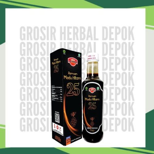 

madu pahit ramuan madu hitam 25 ath thoifah 280gr - madu pahit - madu at thaifah