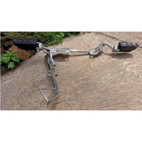 FOOSTEP MP MONO MEGAPRO MONO BOSTEP FOSTEP CROME SET STANDART SAMPING SUPER TEBAL PNP CB GL MEGAPRO