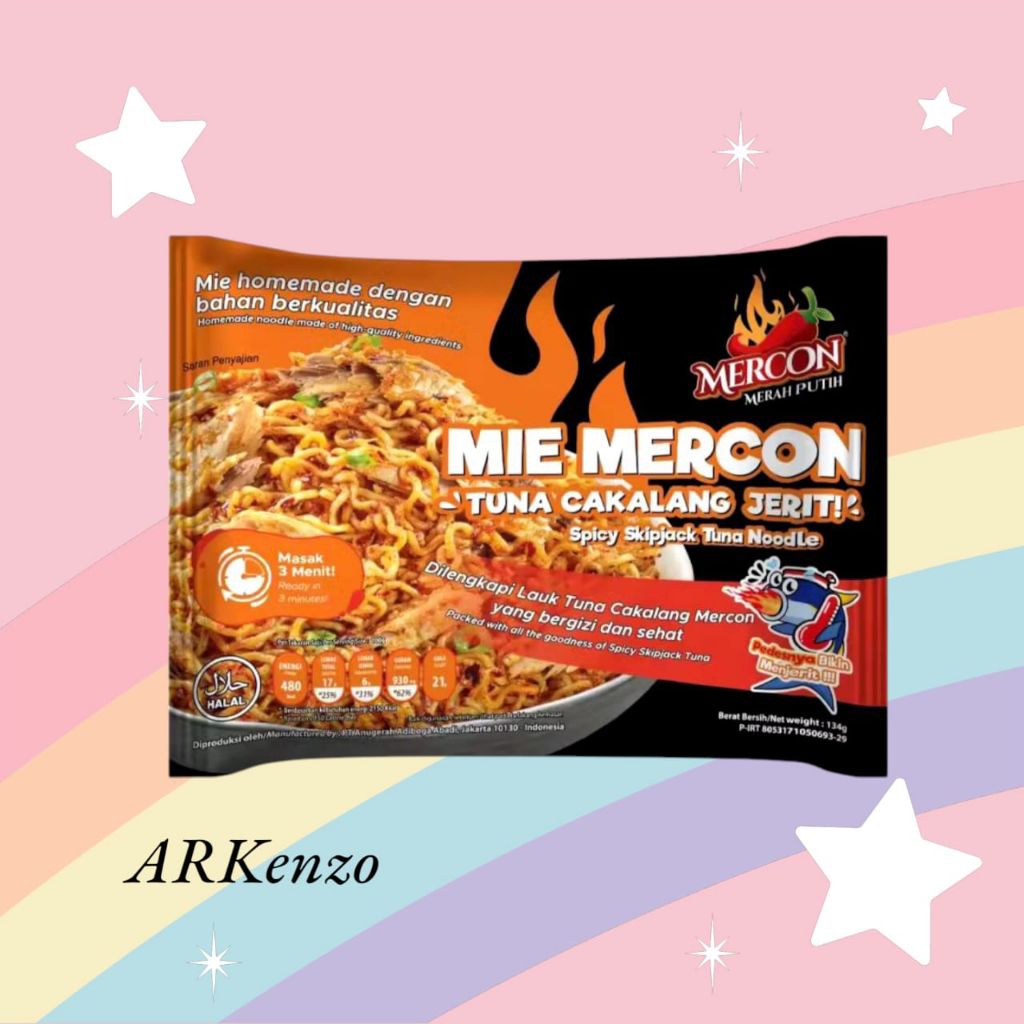 

Mie Mercon Tuna Cakalang Jerit