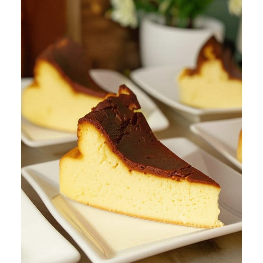 

Annisa Bakery / Basque Burnt CheeseCake Original / Enak Super Lembut