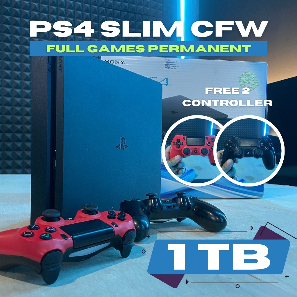 PS4 CFW SLIM 1TB FULL GAME PERMANENT