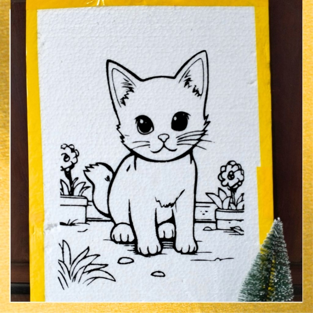 

Styrofoam Lukis Karakter Katun Gambar Untuk Mewarnai