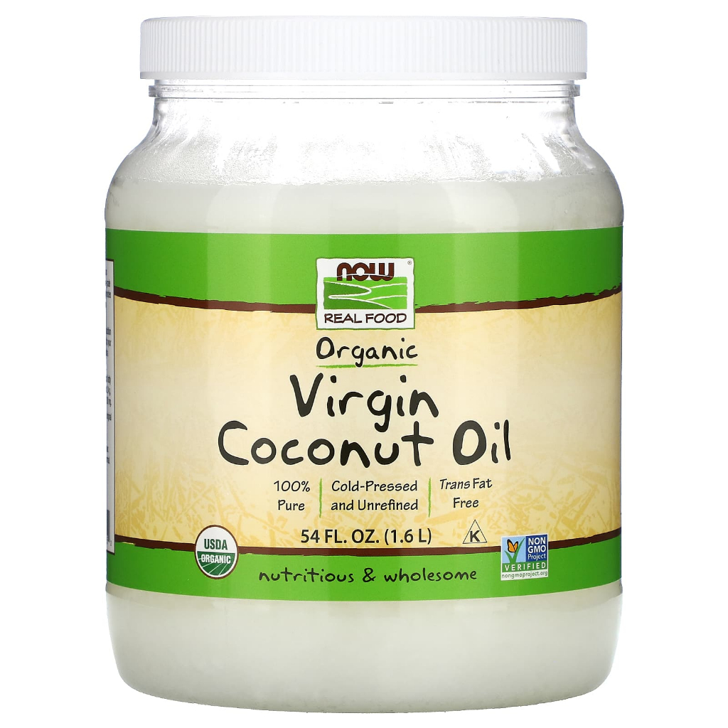 

NOW Foods Organic Virgin Coconut Oil 355 ml 591 ml 1.6 L
