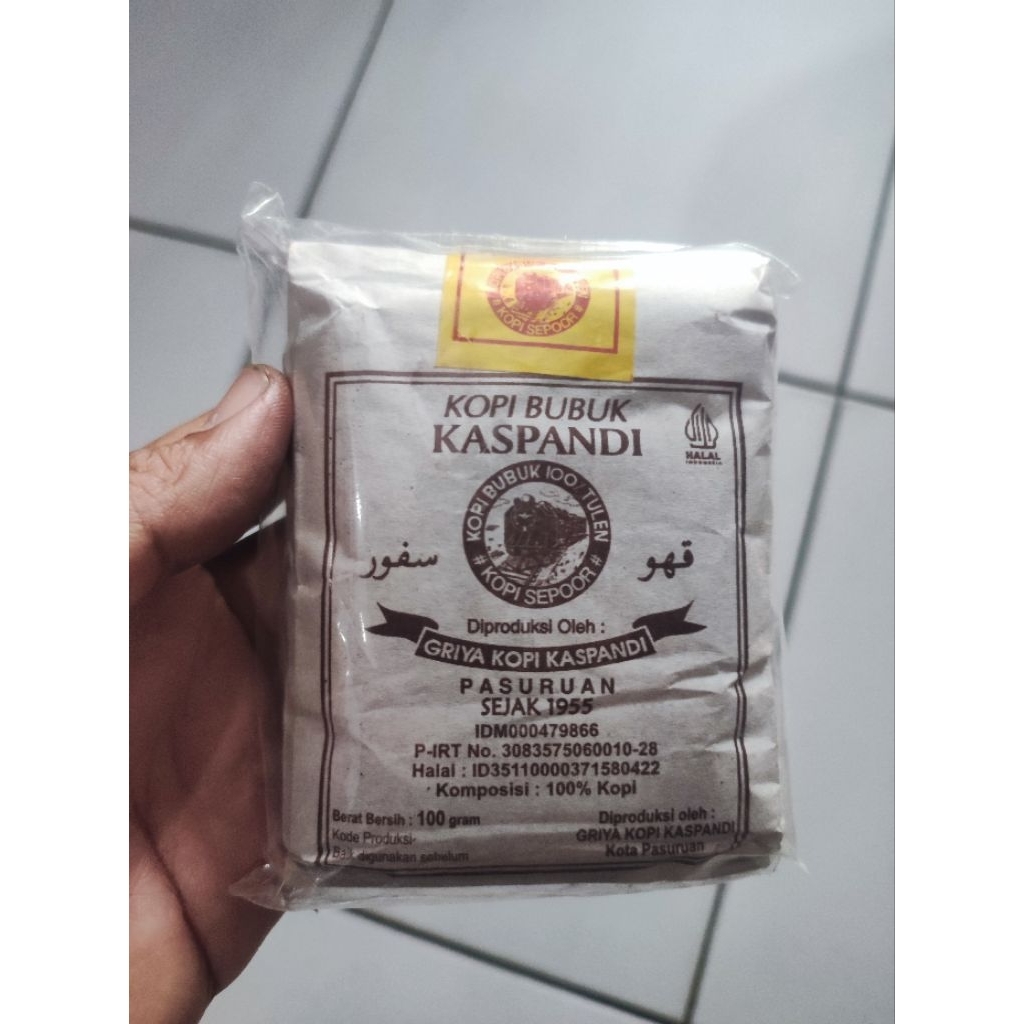 Kopi cak sepoor kaspandi