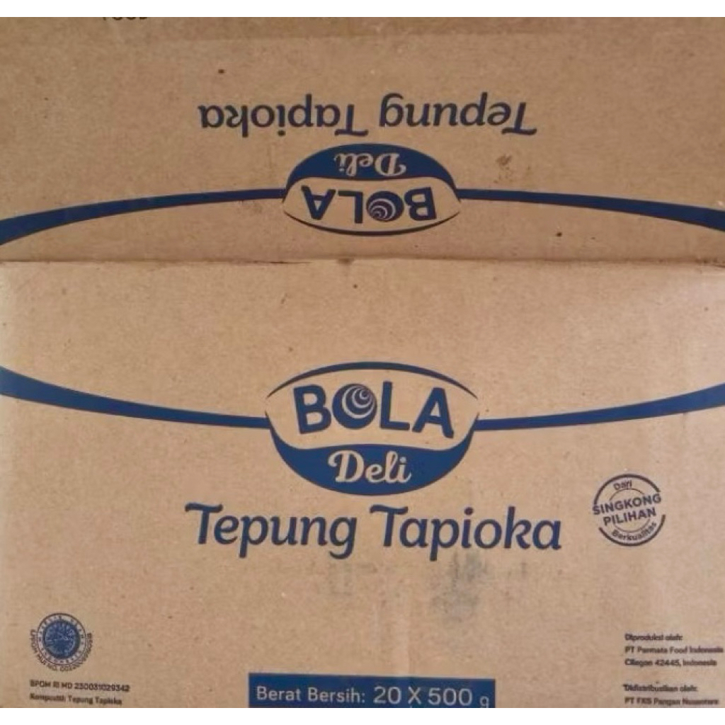 

Tepung Tapioka Bola Deli 500gr (1 dus) isi 20 pcs murah promo akhir tahun