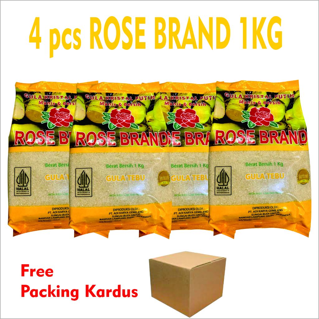 

Gula Rose Brand Gula Kristal Putih Manis & Bersih