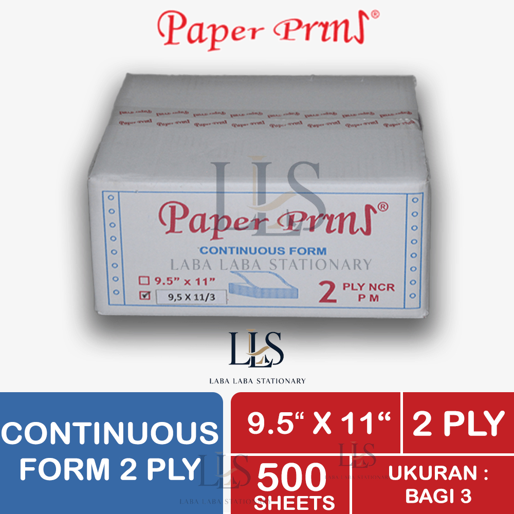 

CONTINUOUS FORM PAPER PRINT 9.5 X 11 2 PLY NCR BAGI 3 FAKTUR SURAT JALAN KERTAS CONTINOUS FORM RANGKAP 2