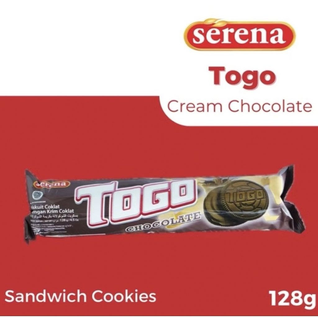 

Serena Togo Cream Chocolate 128 gram / sandwich cookies