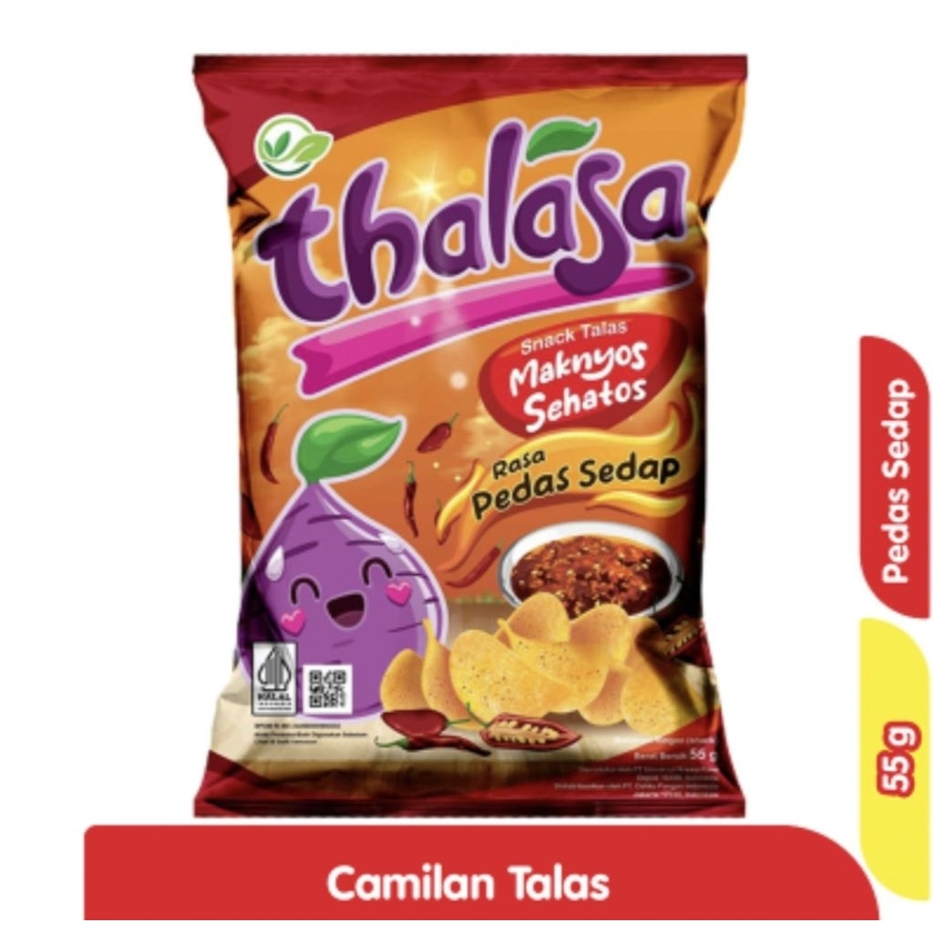 

Thalasa Snack Talas Rasa Pedas Sedap 55 gram