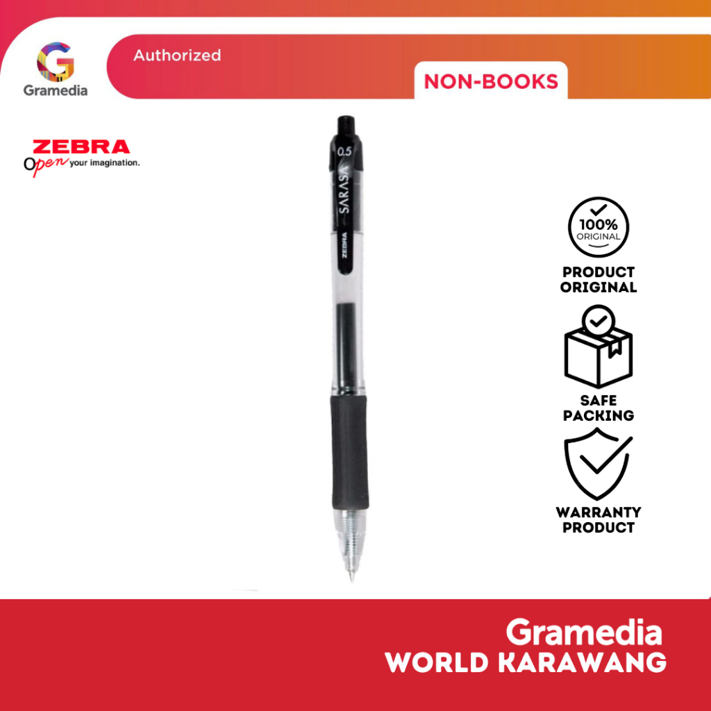 

ZEBRA SARASA CLIP 0.5 BLACK - Gramedia Karawang
