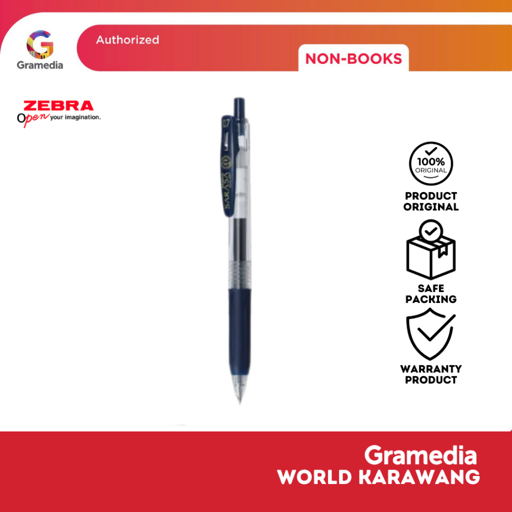 

ZEBRA SARASA CLIP 0.7 BLACK - Gramedia Karawang