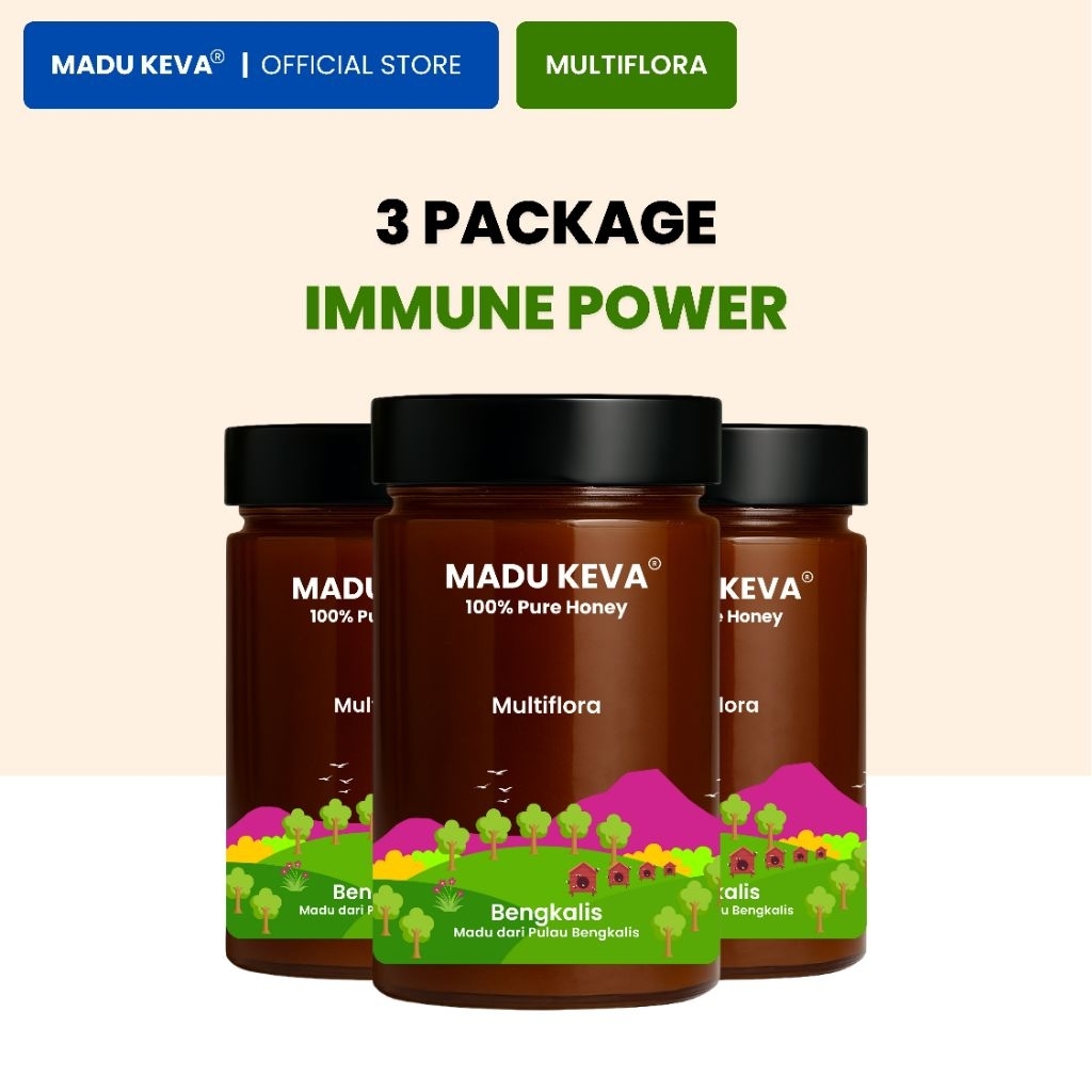 

Madu Keva Multiflora Bengkalis Riau Bundle 500gr - Madu Murni
