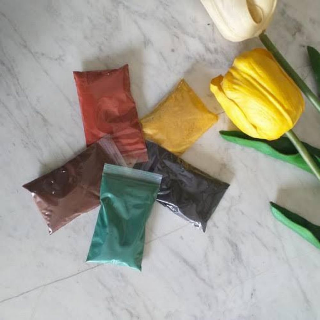 pewarna resin bubuk oker