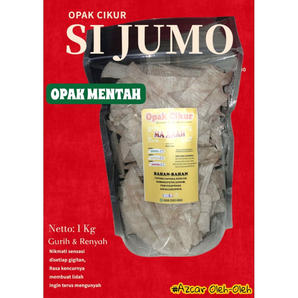 

Opak/kerupuk cikur mentah s jumo