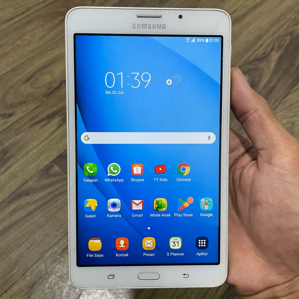 Tablet Samsung Galaxy Tab A6 7.0 SM-T285 (2016) Bekas - 8GB/1.5GB RAM - Kondisi Normal