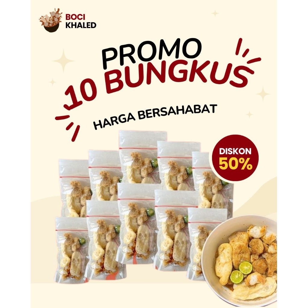 

BASO ACI PAKET USAHA 10 BUNGKUS tersedia juga cuanki seblak boci ayam suwir pedas mercon paket usaha isi 12pcs tanpa jeruk limau / enak murah pedas asin cimol cuanki seblak frozen food snack instan cemilan ide usaha keju mozare