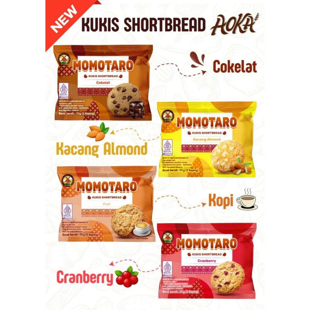 

MOMOTARO roti kering isi 10pcs
