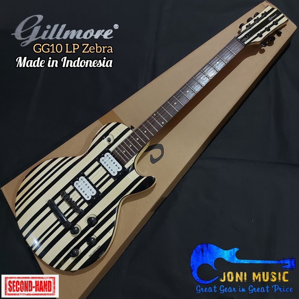 Gitar Gillmore GLP-01 Deluxe GG-10 Les Paul Model GS-01 Double Cut Original