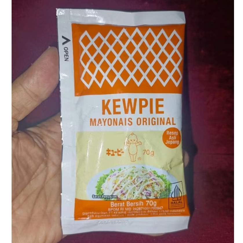 

Kewpie Mayonais Original Mayones Sachet 70 g