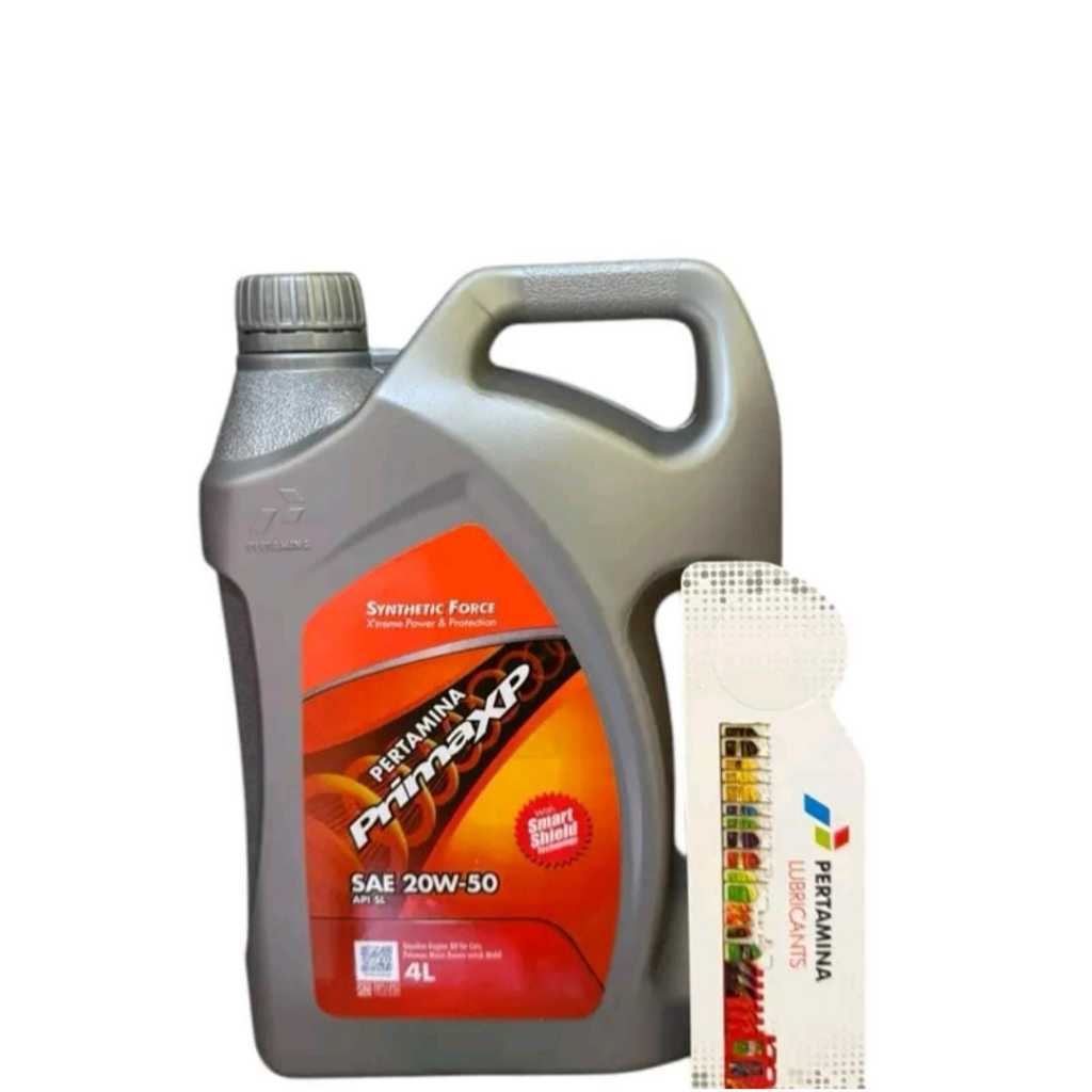 [Asli 100%] OLI PRIMA XP 20W-50 4Liter SNI / OLI MOBIL /PRIMA XP 20W50 / ORIGINAL PERTAMINA