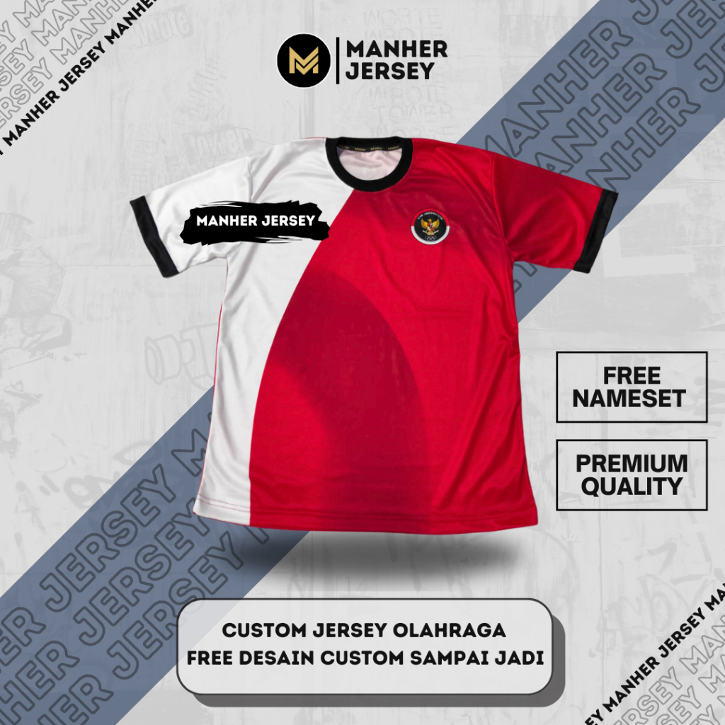 BAJU JERSEY INDONESIA OLIMPIADE PARIS