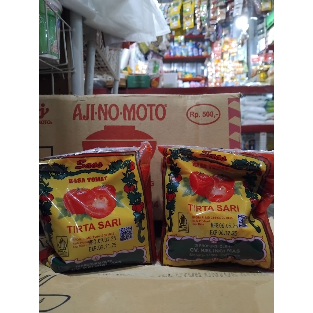 

Saos Tomat Bantal Tirta Sari 400 gr