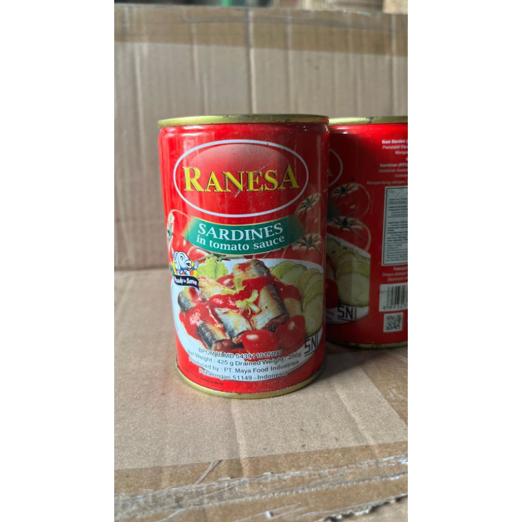 

Ranesa Sarden Saus Tomat 425gr x24