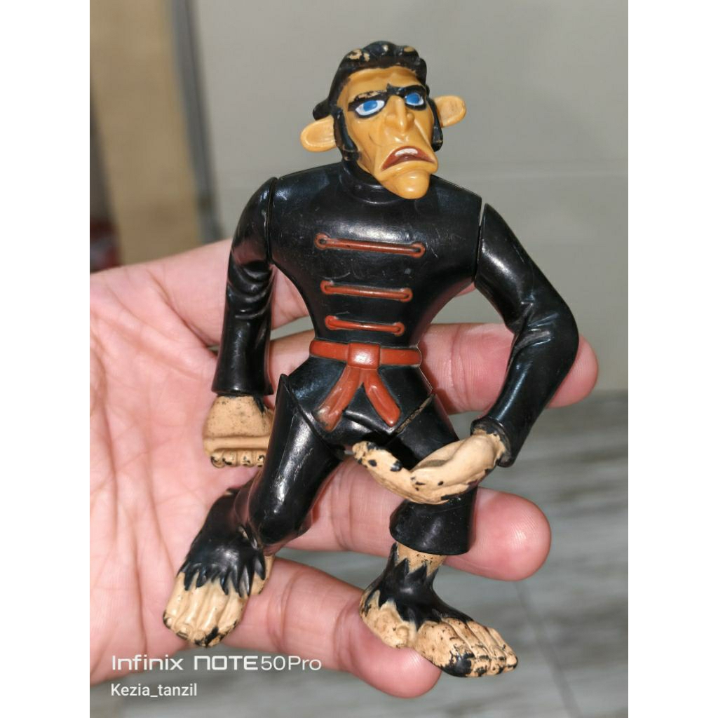 JUALAN ACTION FIGURE FIGUR MONYET MONKEY FIST DISNEY ORIGINAL ASLI MCDONALDS MCDONALD KIM POSSIBLE P