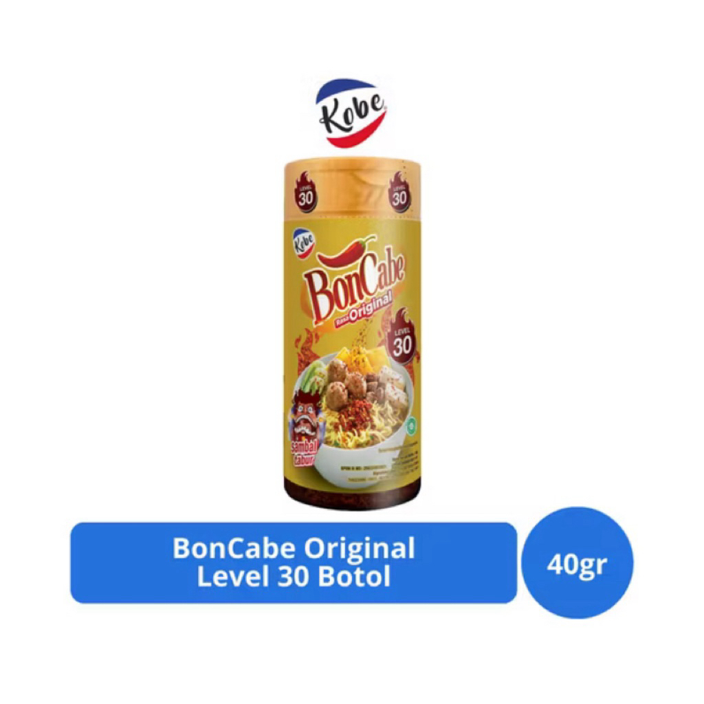 

BonCabe Sambal Tabur Original Level 30 Botol 40gr – Pedas Ekstra Bikin Ketagihan