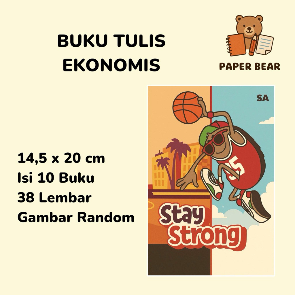 

Buku Tulis Ekonomis 38 Lembar 10 Pcs Buku Sekolah Anak Ukuran 14,5x20 cm Gambar Random Buku Cover Kartun Warna Warni Alat Tulis Bergaris Agenda Tema Kartun Stationery Kertas Bergaris Kantor Paper