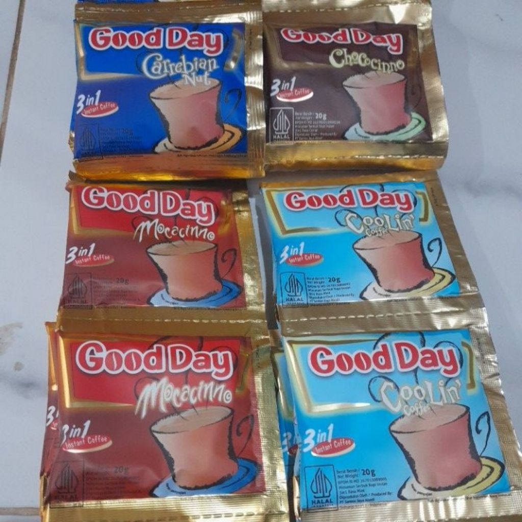 

GOOD DAY CHOCOCINNO CARREBIAN MOCACINNO COOLIN 1RENTENG