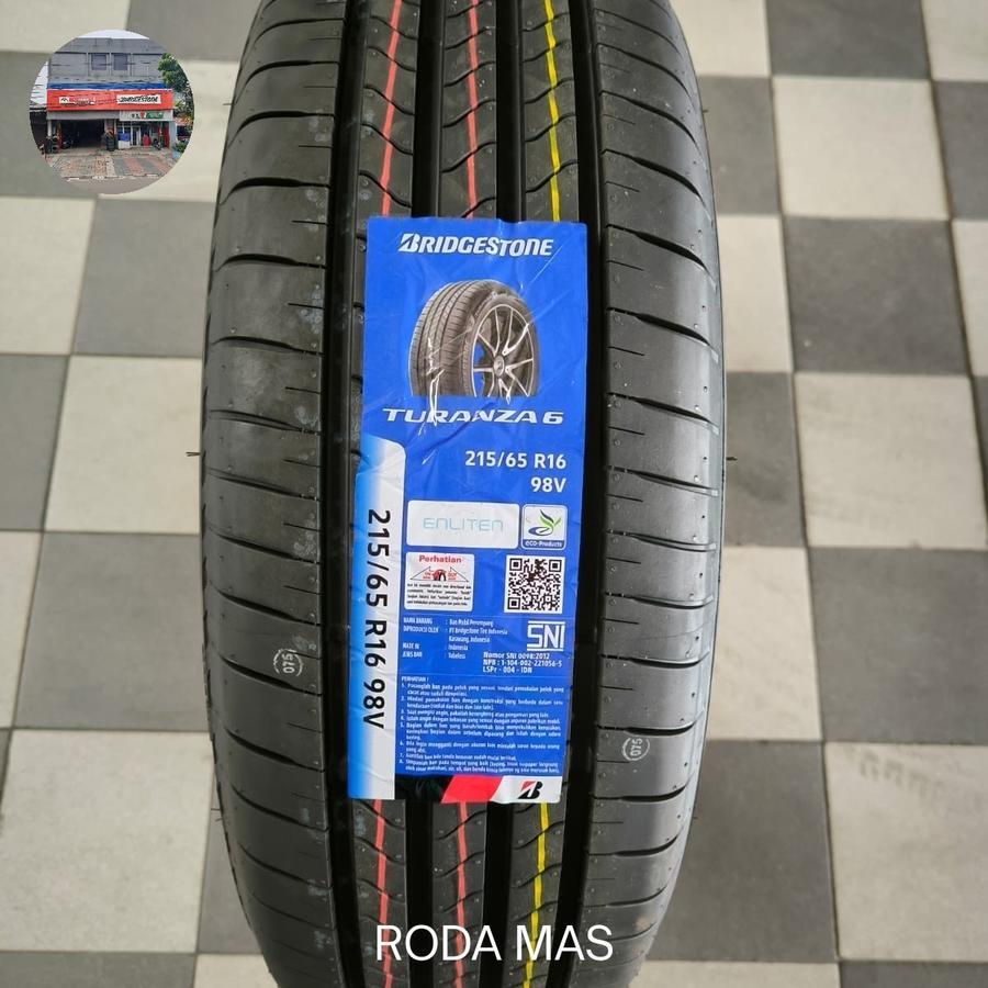 Ban Bridgestone Turanza 6 215/65 R16 (Ban Terios, Alphard, Xtrail)