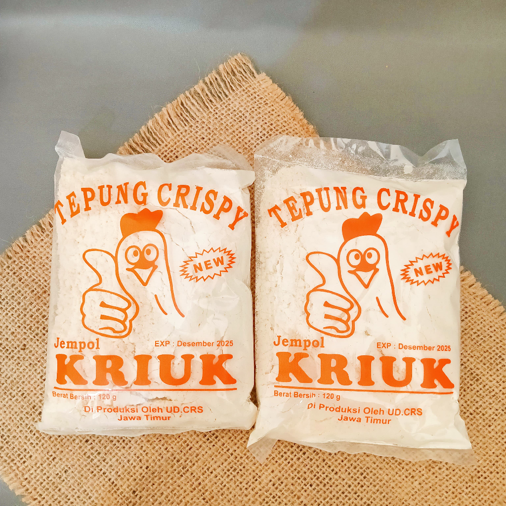 

TERMURAH! TEPUNG BUMBU CRISPY KRIUK 120GRAM TEPUNG BUMBU SERBAGUNA PREMIUM