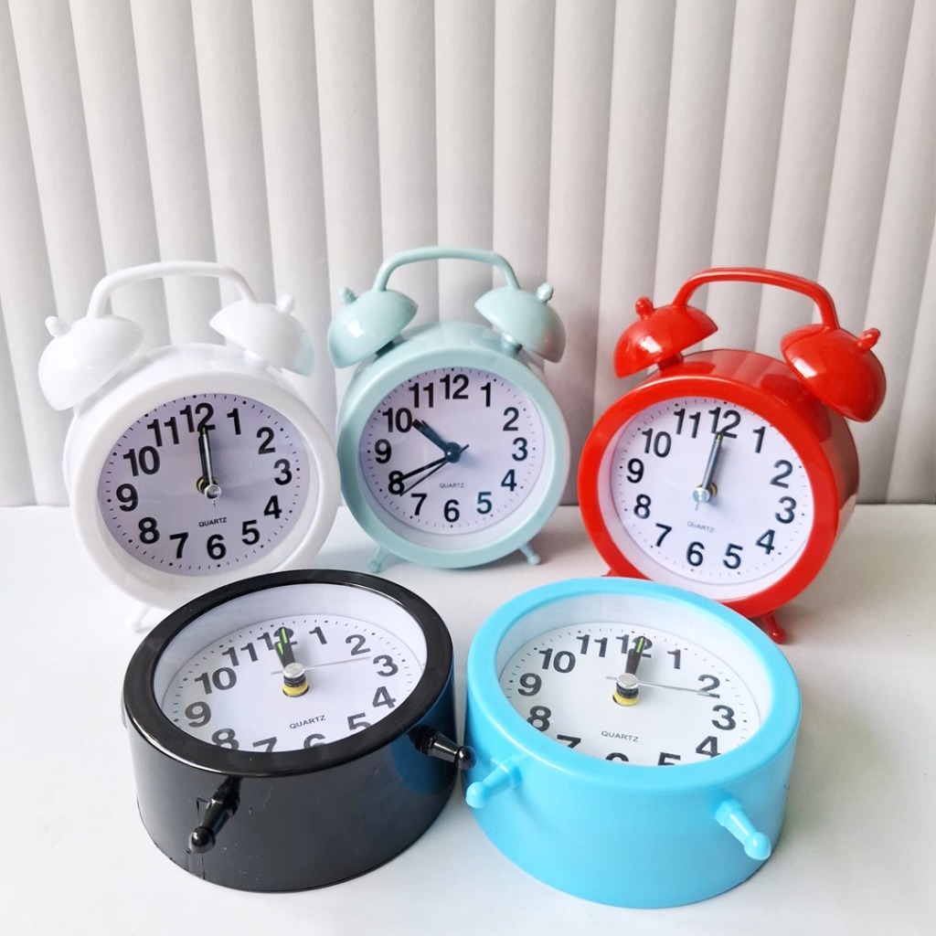 Jam Weker Alarm JX 8028 /Jam Meja Alarm / Dm 8cm