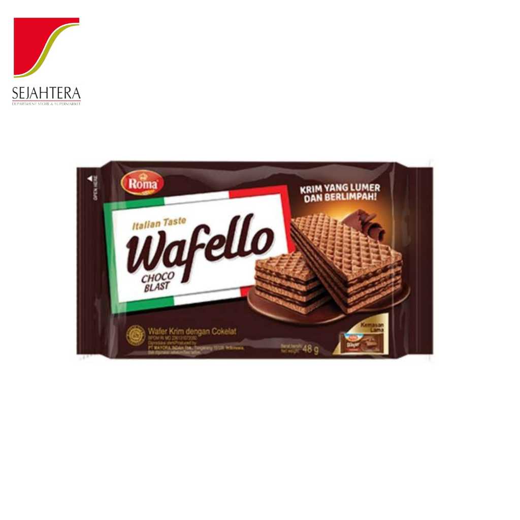 

ROMA WAFELLO COKELAT 43gr BKS