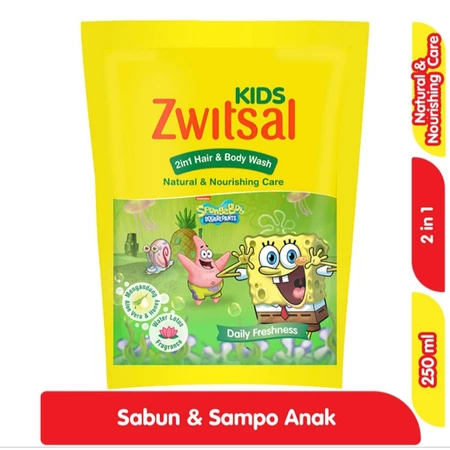 Zwitsal Kids 2 in 1 Hair and Body 250 ml