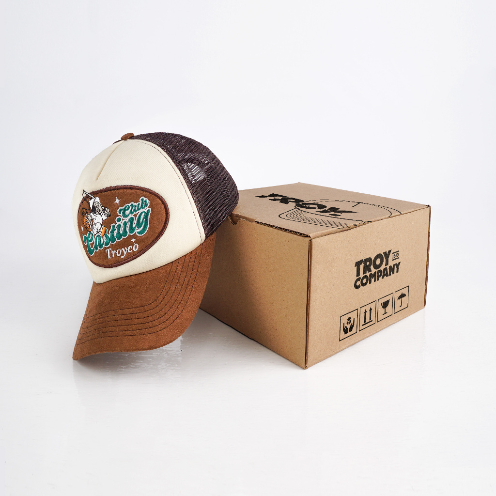 [FREE BOX] Troy Company Trucker Hat Club Casting - Topi Trucker TCN 3190
