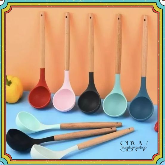 Sutil Silikon / Sutil Silikon / Centong / Sendok Sayur / Irus Silikon