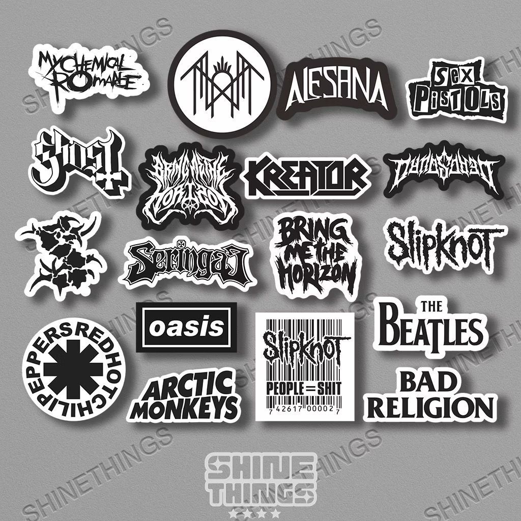 

Sticker Pack Sticker Aesthetic Anti Air untuk Personalisasi Laptop, HP, Koper dan Helm (18)