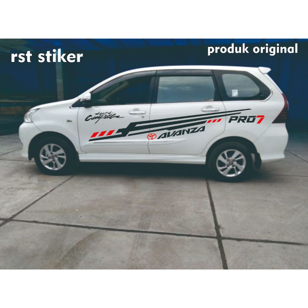 promo stiker mobil toyota avanza veloz all tipe bisa cutting stiker lis bodi samping mobil avanza xe